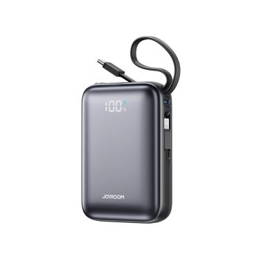 Joyroom JR-PBF29 20000mAh 22,5W Powerbank mit Doppelkabel - Schwarz