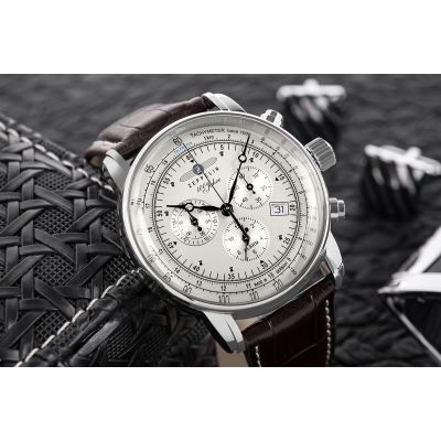 4. Herrenuhr ZEPPELIN 100 Yahre 7680-1 + BOX