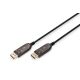 19. DP/DP M/M Kabel Schwarz 10m DisplayPort 1.4 Hybrid AOC 8K 60Hz UHD