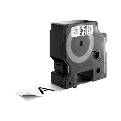 5. Dymo D1 Maßband – 24 mm x 7 m Schwarz/Weiß