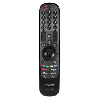 SAVIO Universalfernbedienung/Ersatzfernbedienung für LG Smart TV RC-24