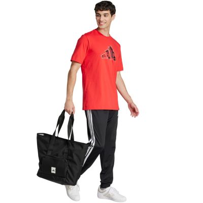 12. adidas Logo Graphic Herren T-Shirt Rot JJ3934