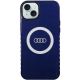 Audi IML Big Logo MagSafe Hülle für iPhone 15 Plus / 14 Plus – blau