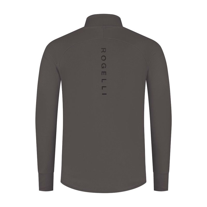 2. Rogelli ESSENTIAL pflaumenfarbenes Lauf-Sweatshirt Größe S