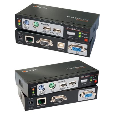 Lindy Cat.5 KVM Extender Combo 300, PS/2, USB und VGA