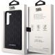 8. Karl Lagerfeld Saffiano Mono Metal Logo Hülle für Samsung Galaxy S24 – Schwarz
