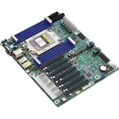 2. ASRock ROMED8-2T Motherboard 1x SP3 AMD Epyc 7000 SoC (SATA, NVMe, 2xM.2, 2x10GbE, IPMI)