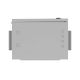 18. Wandregalschrank 10" HERMETISCH IP55 WAND-/STANGENMONTAGE 340X250X500 GRAU LANBERG (MONTIERT)