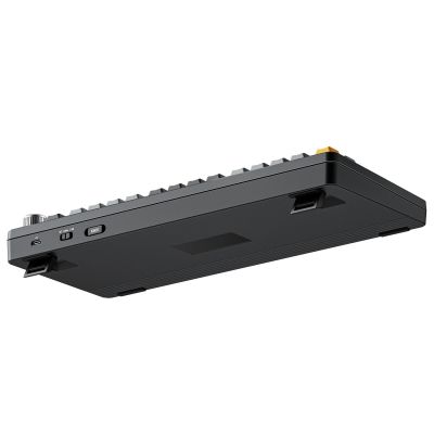 4. Machenike K600-B82W Kabellose mechanische Gaming-Tastatur mit Hintergrundbeleuchtung, GR Silver Switches - Schwarz