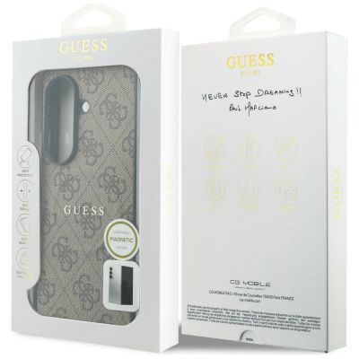 7. Guess 4G Classic MagSafe Hülle für Samsung Galaxy Z Fold 8 Ultra – Braun