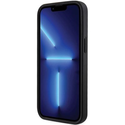 5. Guess GCube Stripes MagSafe Hülle für iPhone 15 / 14 / 13 – Schwarz