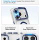 7. Spigen Ultra Hybrid Optik S MagSafe Hülle für iPhone 18 Pro Max / 17 Pro Max – Transparentes Marineblau