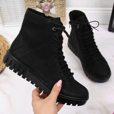 24. Rieker W R279B isolierte Stiefeletten, schwarz
