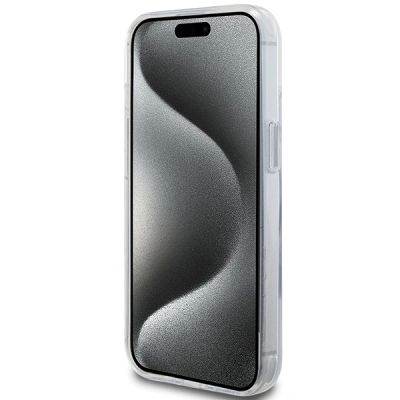 5. Karl Lagerfeld Ring Stand Karl&Choupette MagSafe Hülle für iPhone 14 / 15 / 13 – weiß