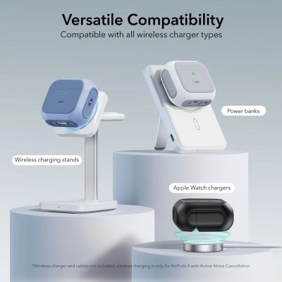 5. ESR Orbit Halolock MagSafe Hülle für Apple AirPods 4 – Schwarz