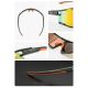 3. Rockbros SP258 ROAD TO SKY Radbrille mit polarisierten orangefarbenen Gläsern - Grün