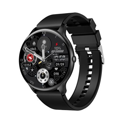 2. VELTORI VT160-1 Smartwatch Schwarzes Silikonarmband
