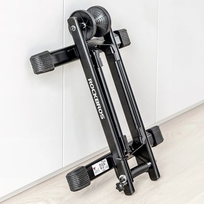 2. Rockbros 27210001001 Klappbarer Fahrradständer – Schwarz