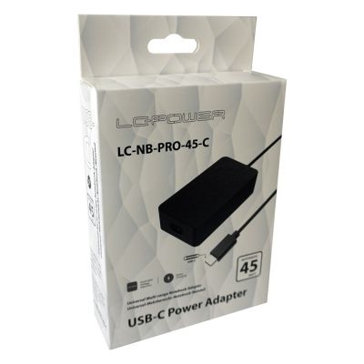 3. LC-Power LC-NB-PRO-45-C Netzteil/Wechselrichter, intern, 45 W, Schwarz