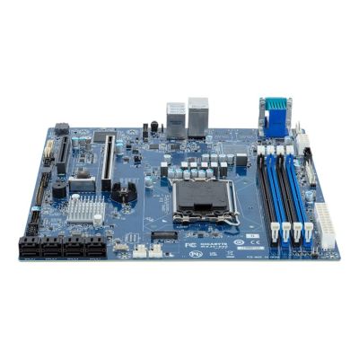 4. Gigabyte MX34-BS0(MR) Motherboard 1x LGA1700 Intel Xeon E-24XX C262 (4x DIMM, 8x SATA, 1xM.2, 2x1Gbe, IPMI, mATX)