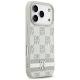 4. DKNY iPhone 17 Pro Hülle mit Karomuster und Streifen – Beige