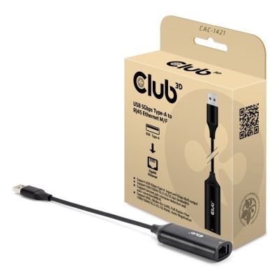 2. USB-zu-RJ45/M/F-I/O-Adapter CAC-1421 CLUB3D