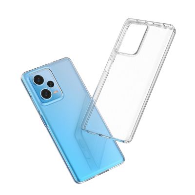 5. Ultra Clear 0,5 mm Hülle für Xiaomi Redmi Note 12 Pro+ dünne Abdeckung transparent
