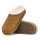 6. Birkenstock Zermatt Premium Shearling LEVE Mink LAF Schmale Flip-Flops (1023145)