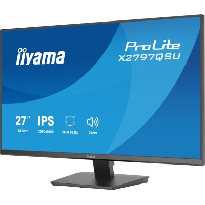 6. iiyama ProLite X2797QSU-B1 Computermonitor 68,6 cm (27") 2560 x 1440 px Quad HD LED Schwarz