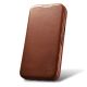 19. iCarer CE Oil Wax Premium Leather Folio Case iPhone 14 Plus magnetische Klapphülle MagSafe braun (AKI14220707-BN)