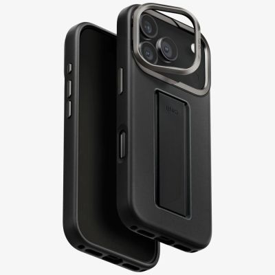 Uniq Heldro Pro Magclick Ladehülle für iPhone 17 Pro – Schwarz