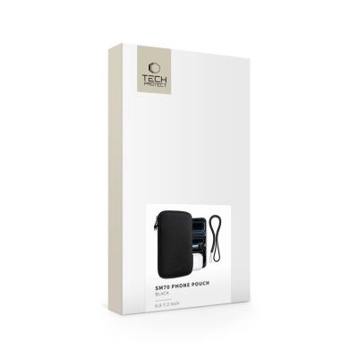 6. Tech-Protect SM70 Hülle für 6,0"-7,2" Smartphones - Schwarz