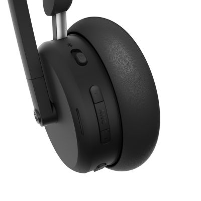 16. Lenovo ANC-Headset 6550, kabelloses Headset mit Kopfbügel, geeignet für Büro/Callcenter, USB Typ-C, Bluetooth, Schwarz