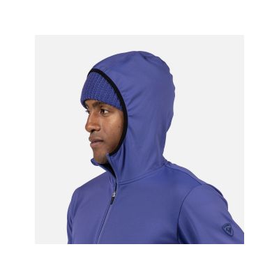 5. ROSSIGNOL Herren Midlayer Stretch-Hoodie Blau