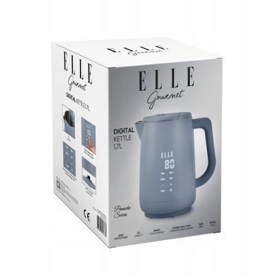 5. ELLE Wasserkocher 1,7 l blau