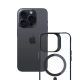 8. 3mk Satin Armor MagCase Hülle mit MagSafe für iPhone 15 Pro Max – transparent mit schwarzem Rahmen
