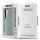 8. DKNY Lederhülle mit Karomuster und MagSafe-Funktion für Samsung Galaxy S25, taupe