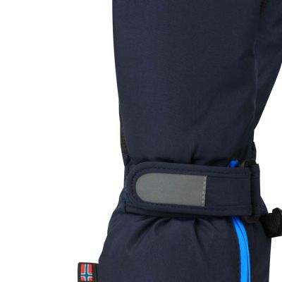 2. Trollkids Kids Troll Mitten XT wasserdichte marineblaue Winterhandschuhe (928-117)