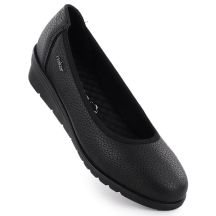 Rieker L5360-00 Damen-Slipper aus schwarzem Leder