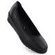 Rieker L5360-00 Damen-Slipper aus schwarzem Leder