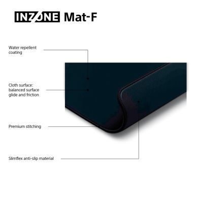 11. Sony INZONE MAT F Gaming-Mauspad Schwarz