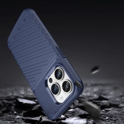 3. Thunder Case iPhone 14 Pro Max blaue gepanzerte Hülle