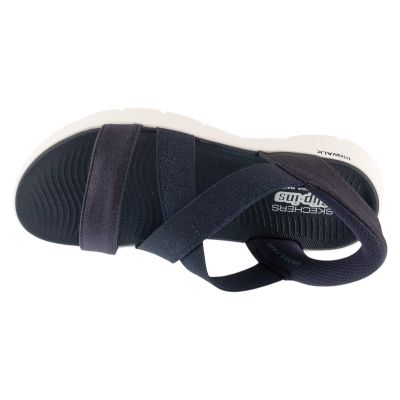 3. Skechers Slip-Ins: Go Walk Flex Sandal - Glimmer Up 141489-NVY Marineblau 36