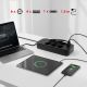 9. MACLEAN Steckdosenleiste, Verlängerungskabel mit 6 Steckdosen + 4 USB-Anschlüssen, 110–240 V Wechselstrom, 50/60 Hz, max. 2,1 A, 2500 W, 1,5 m, Schwarz, MCE389 B
