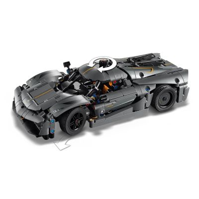 8. LEGO Technic 42173 Grauer Koenigsegg Jesko Absolute Hypercar
