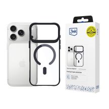 3mk Satin Armor MagCase für iPhone 17 Pro - Transparent Schwarz