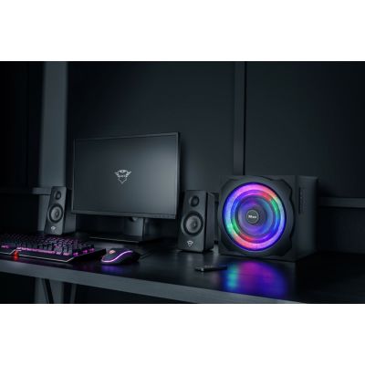 9. TRUST GXT 629 Tytan 2.1 RGB Schwarzes Lautsprecherset