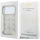 8. Guess Stripe Peony 4G Logo MagSafe Hülle für iPhone 18 Pro / 17 Pro - Beige