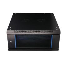Extralink - 19" 4U 600x600 Schwarzer Wandschrank