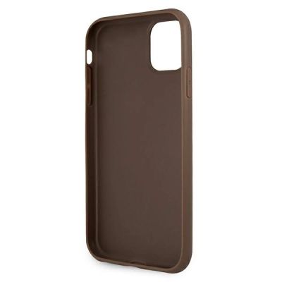 7. Guess 4G Stripe Case für iPhone 11 / Xr 6.1" - Braun